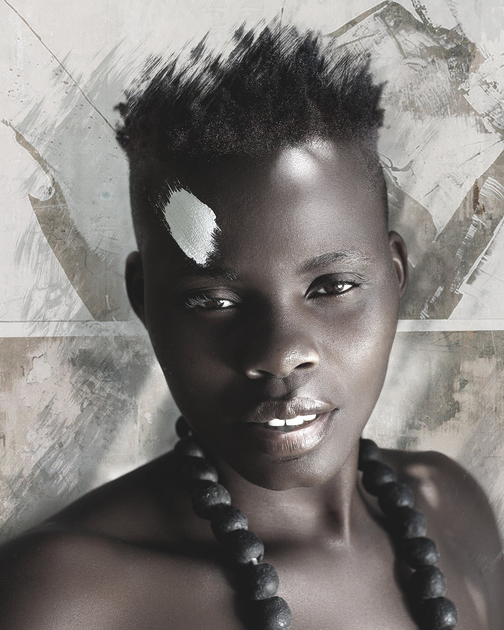 Artwork print of a portrait of a beautiful woman by Francoise V Fine Art Gallery in Cape Town, South Africa