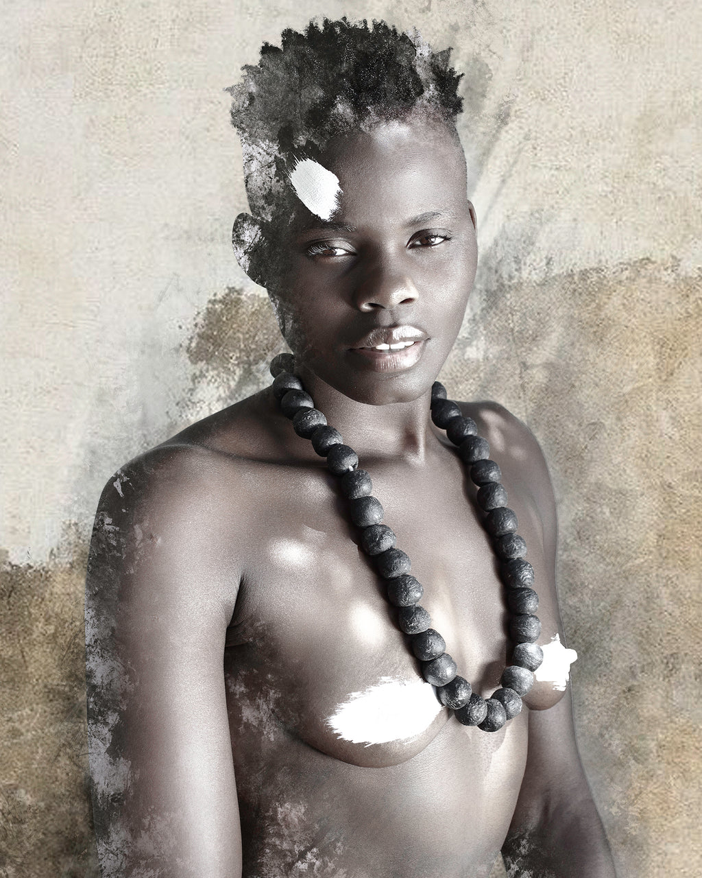 Artwork print of a portrait of a beautiful woman by Francoise V Fine Art Gallery in Cape Town, South Africa